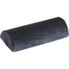 Memory Foam Half Roll Pillow, Small Grey