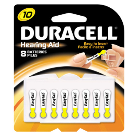Duracell EasyTab Hearing Aid Battery, Brown 16/Pk, Size 312 photo