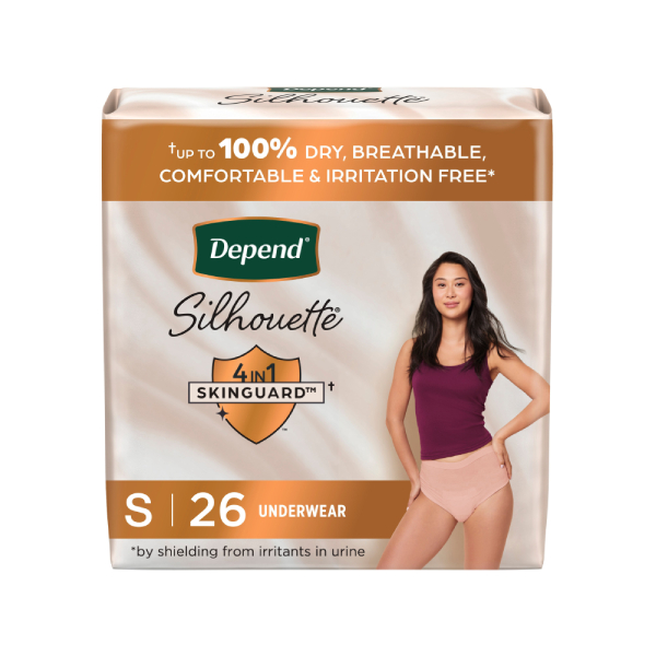 Case Special: Depend Silhouette for Women, Small - 52/case photo