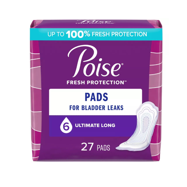Poise Ultimate Long Pads - 54/case photo