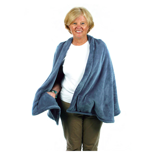 Fleece Cape Blue, Large/XL (Granny Jo) photo