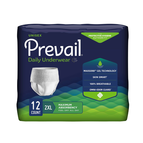 Prevail Extra Underwear, XX-Large - 24/case