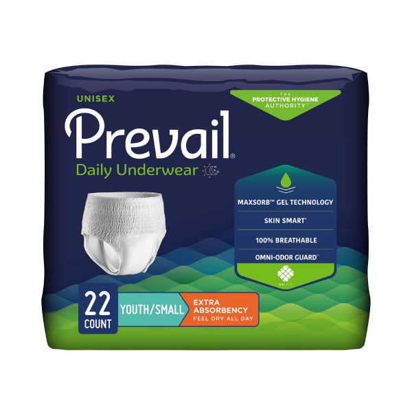 Prevail Extra Underwear, Small - 22/bag