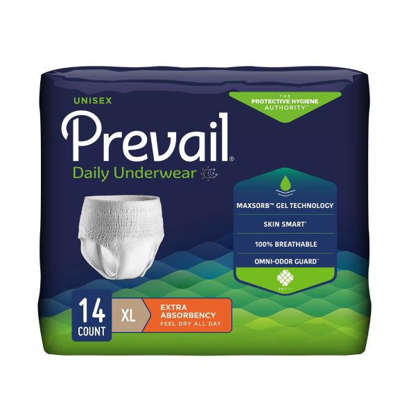 Prevail Extra Underwear, X-Large - 28/case photo