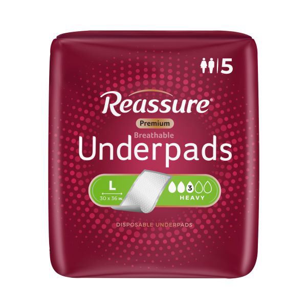 Reassure Premium Breathable Underpad, 30in x 36in - 60/case photo