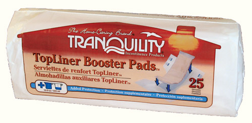 Tranquility TopLiner Pads, 400/case