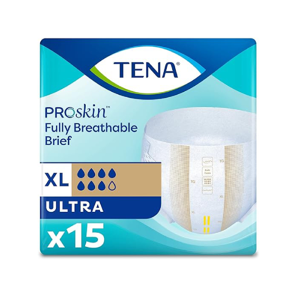 TENA Ultra Briefs, XL, 15/case photo