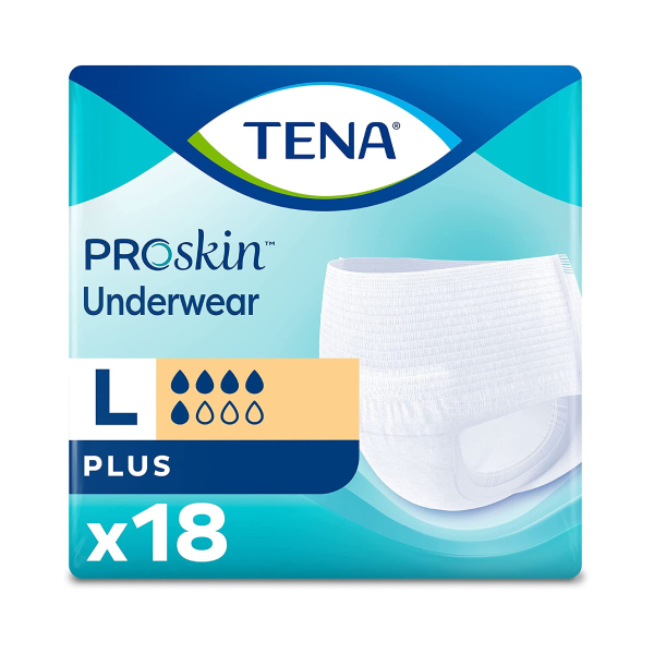 Tena ProSkin Plus Protective Underwear, Large - 18/case photo