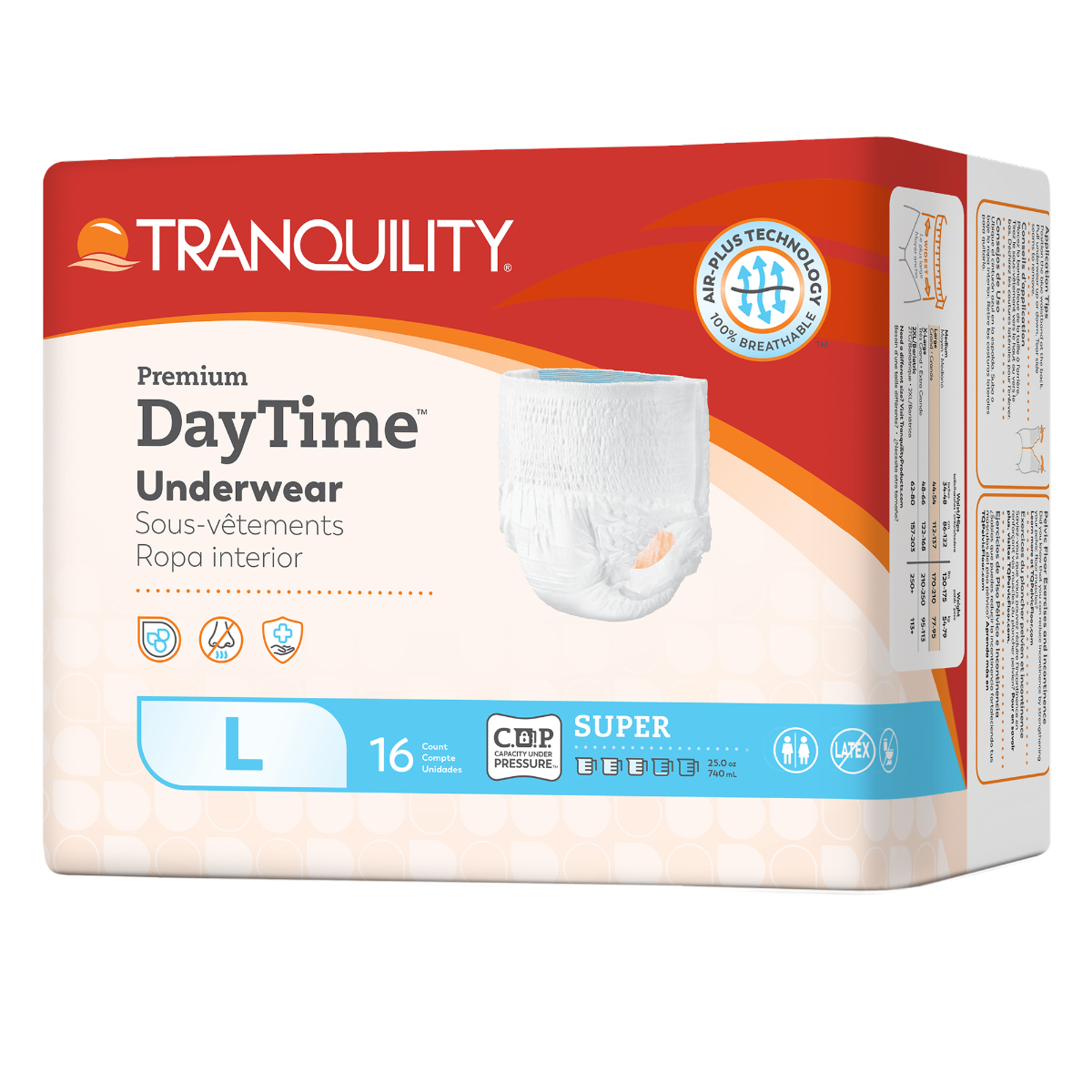 Tranquility DayTime Underwear, Large - 128/case photo