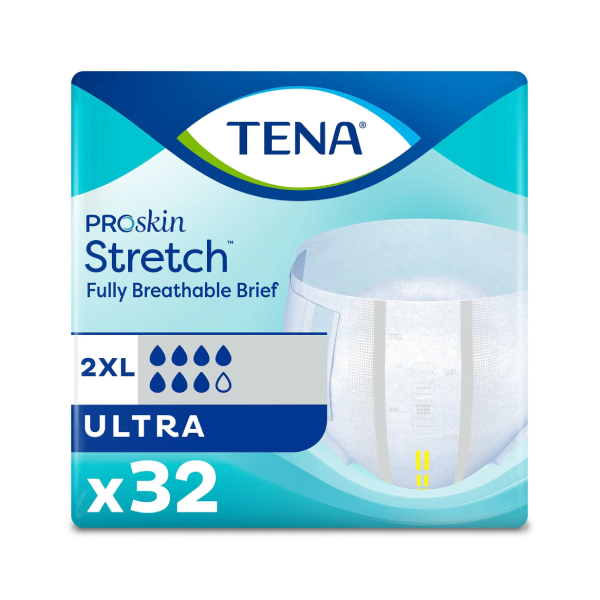 TENA ProSkin Ultra Stretch Briefs, XX-Large, 32/case photo