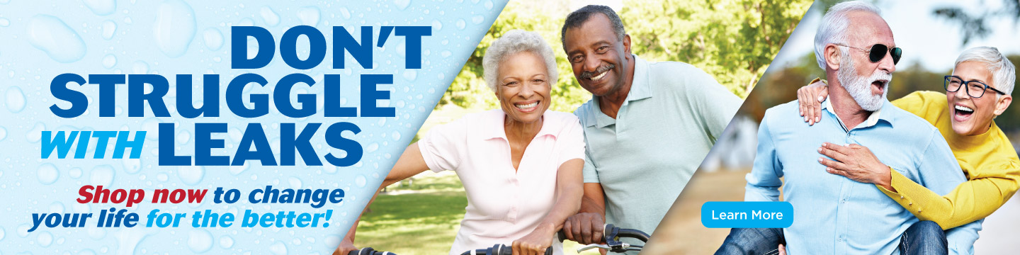 Let us take care of your bladder leaks so you can focus on what matters.  Shop now, link.